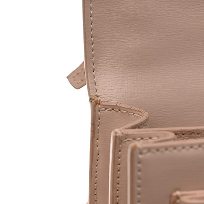 Saint Laurent Calfskin Medium Monogram Sunset Marble Pink 14 of 19