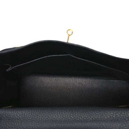 Hermes Togo Kelly Retourne 32 Black 5 of 10