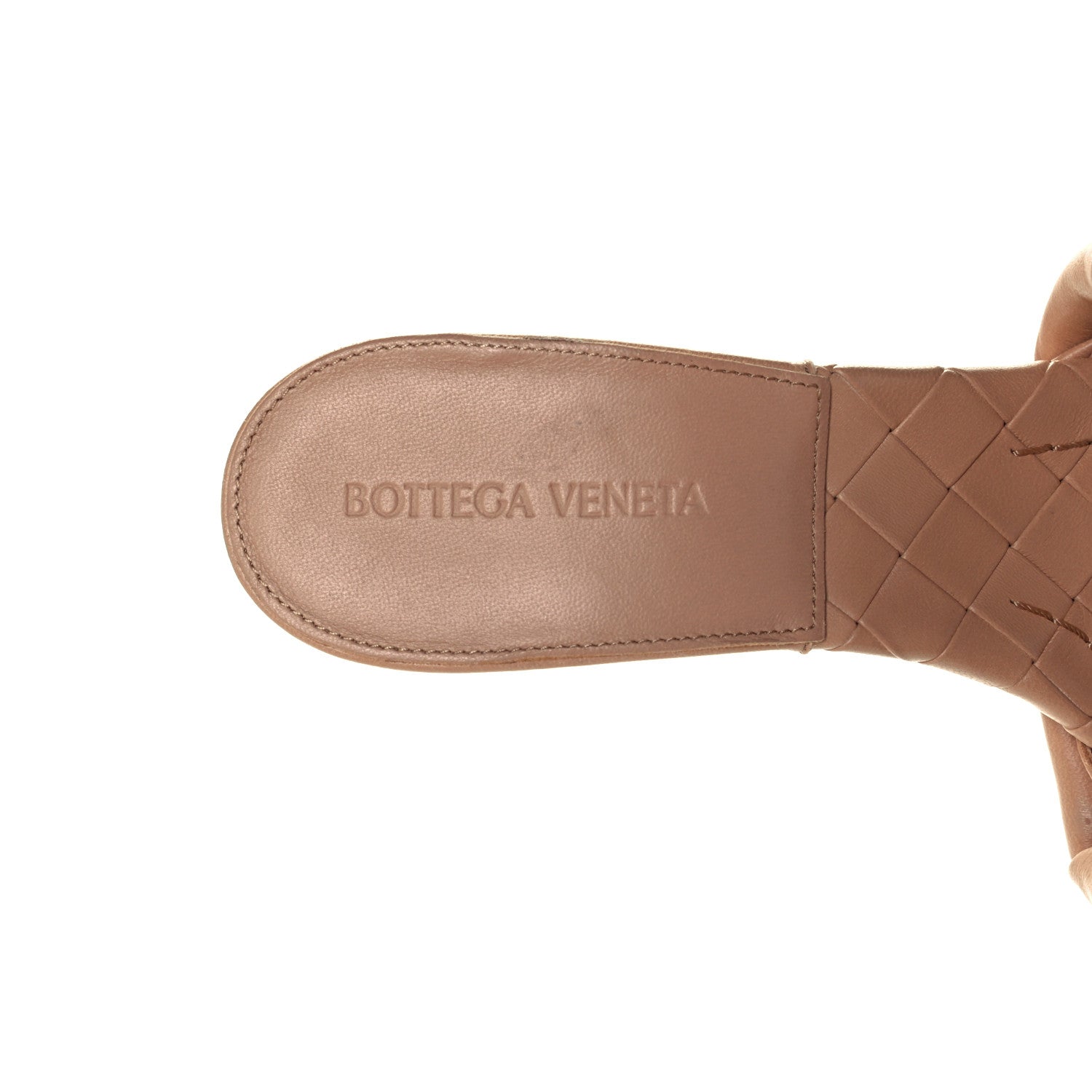 Bottega Veneta Nappa Maxi Intrecciato Lido Mule Sandals 39.5 Cipria 9 of 9