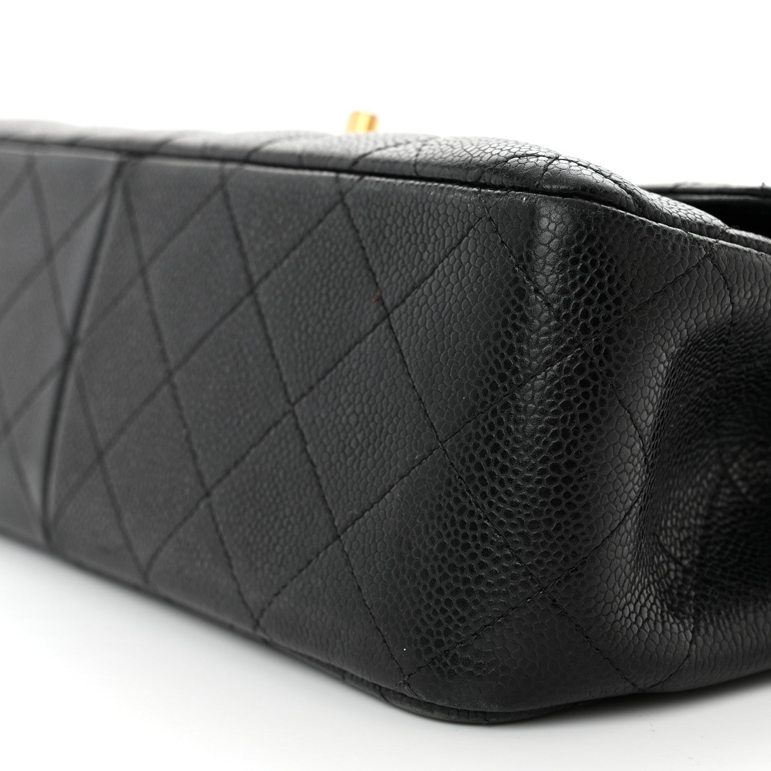 Chanel Caviar Quilted Jumbo Double Flap Black 10 of 18