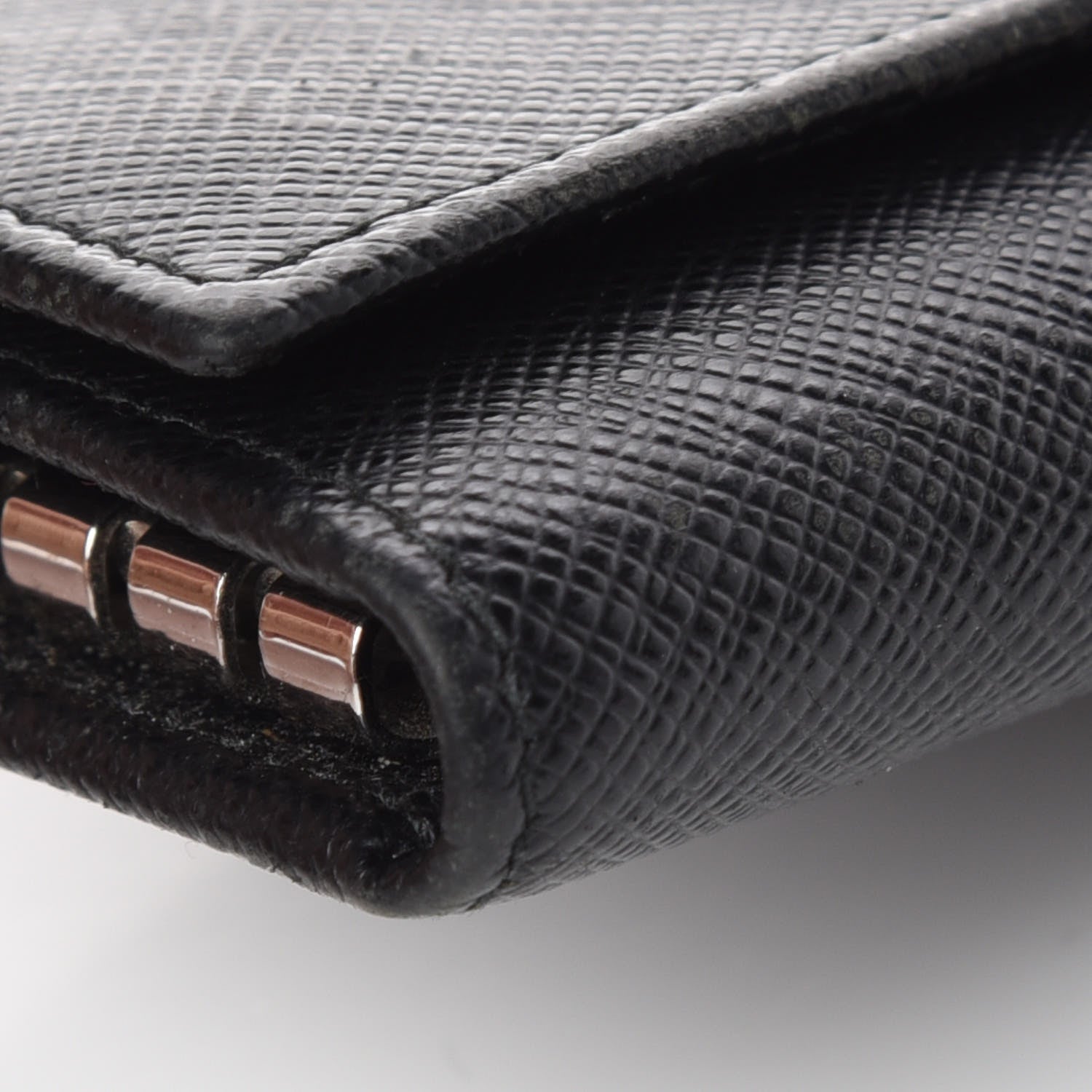 Prada Saffiano 6 Key Holder Black 9 of 10