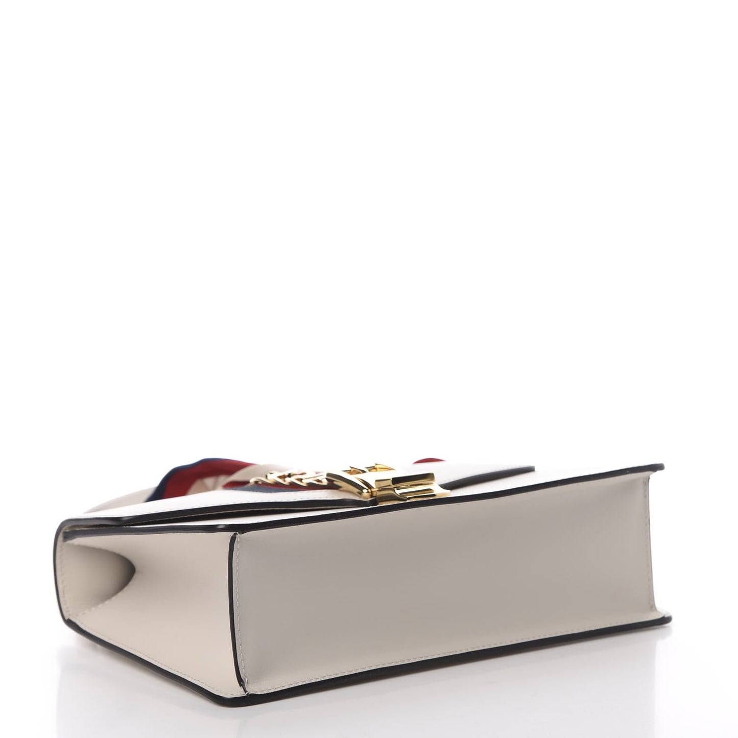 Calfskin Small Sylvie Shoulder Bag Off White
