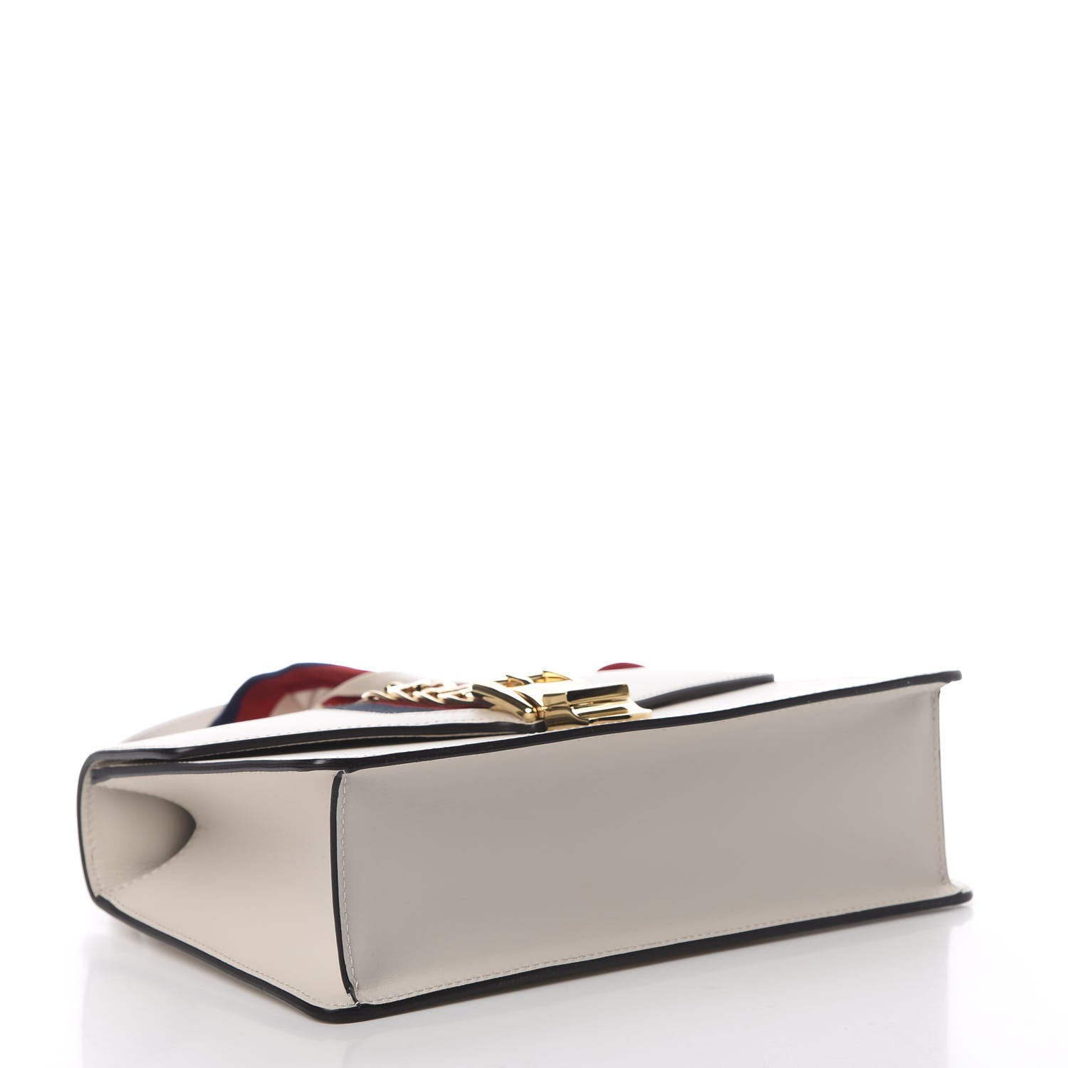 Gucci Calfskin Small Sylvie Shoulder Bag Off White 5 of 12