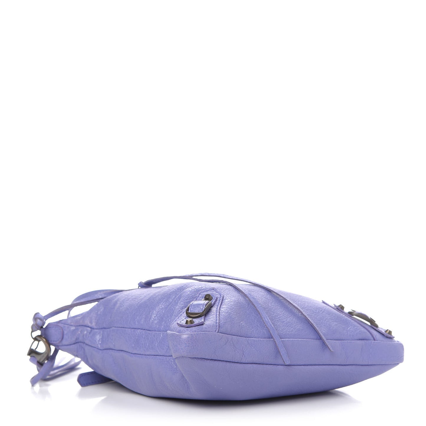 Agneau Classic Hardware Flat Crossbody Mauve