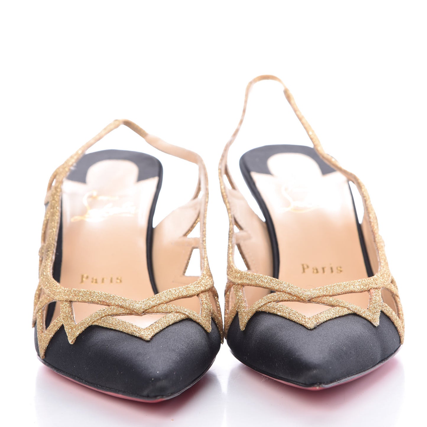 Crepe Satin Stellare 70 Slingback Pumps 39 Black