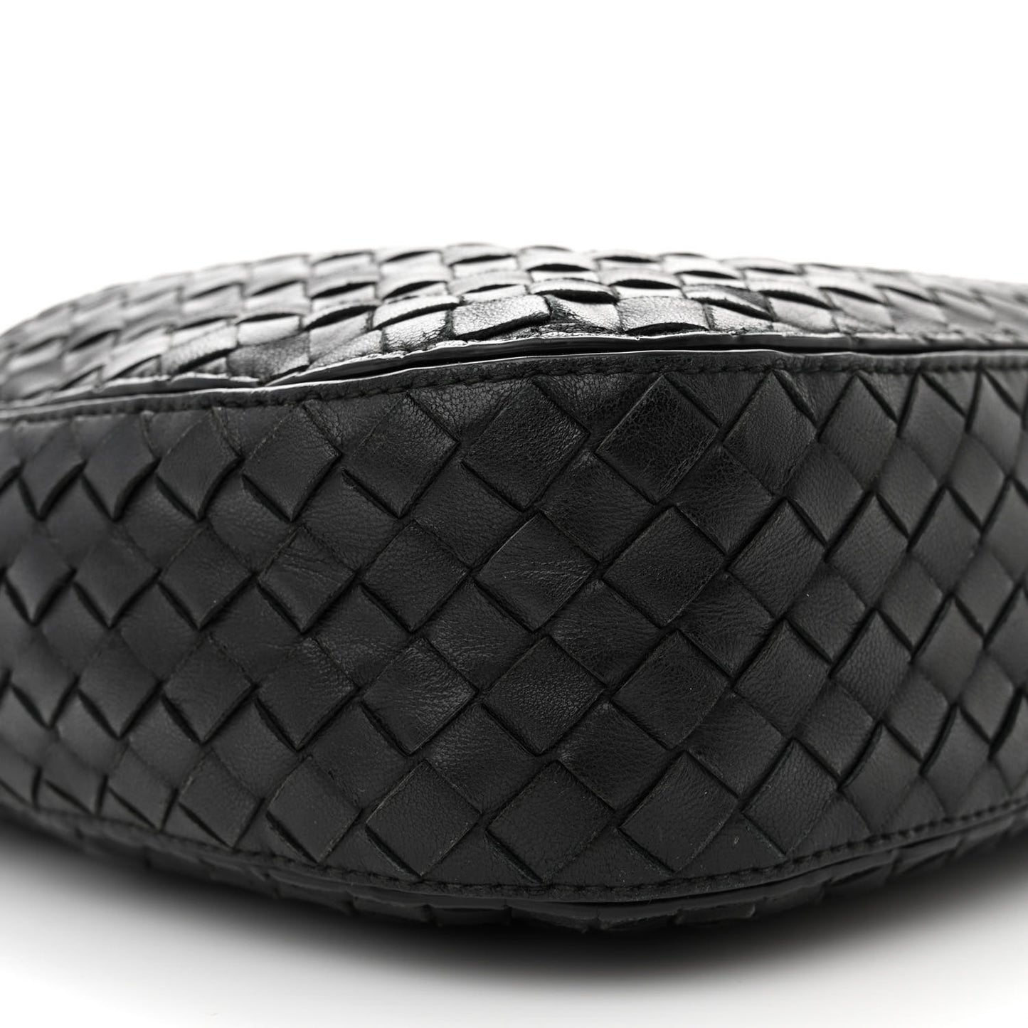 BOTTEGA VENETA Nappa Intrecciato Small Loop Ebano