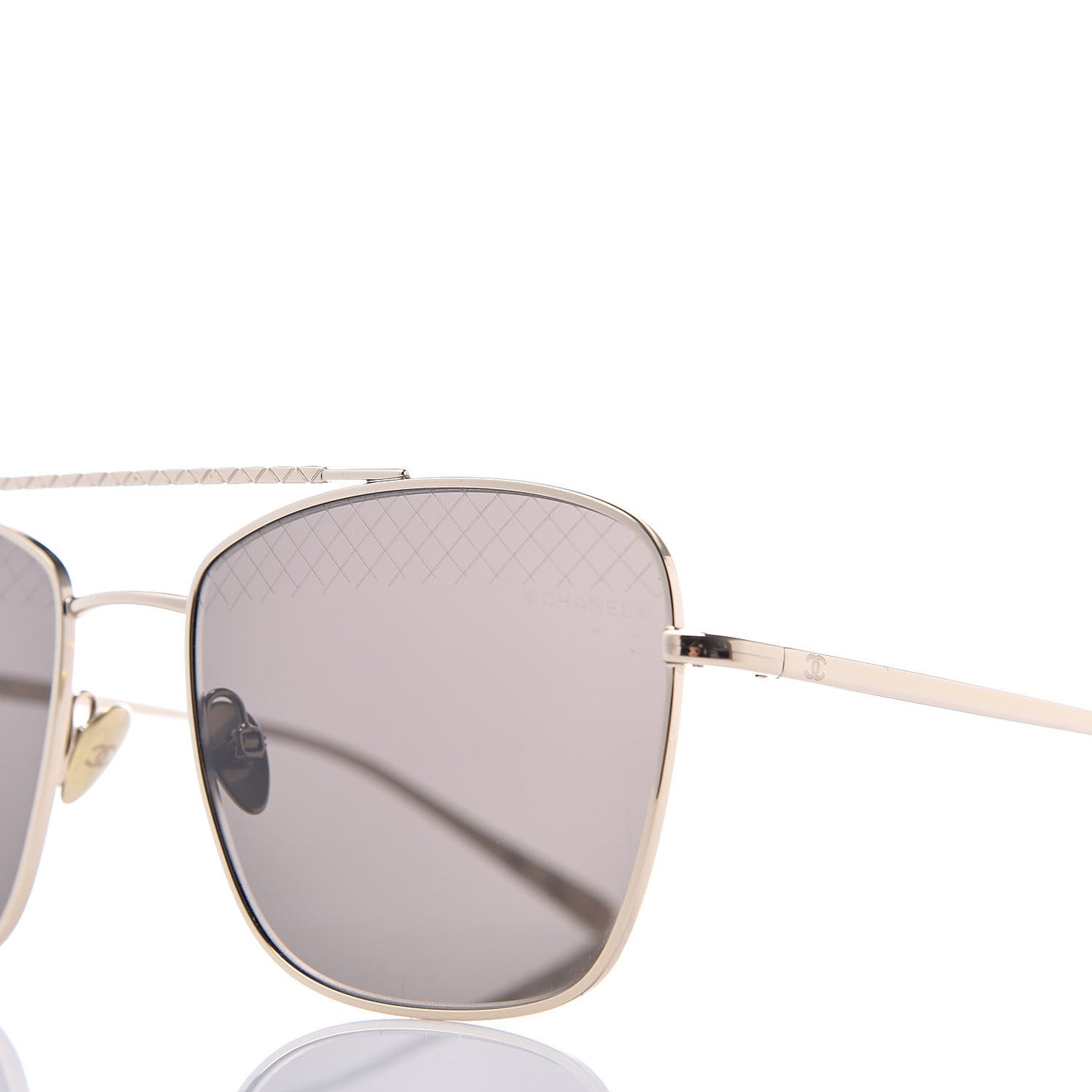 Metal Pilot Sunglasses 4256 Gold Grey