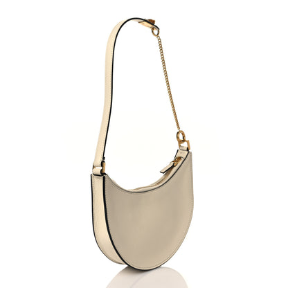 Valentino Garavani Calfskin Mini Vlogo Hobo Bag White 3 of 9
