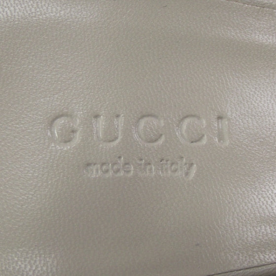 Gucci Monogram Buckle Heels Ivory 40 7 of 8