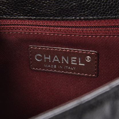 Chanel Crumpled Grained Calfskin Medium CC Crave Flap Black 6 of 15