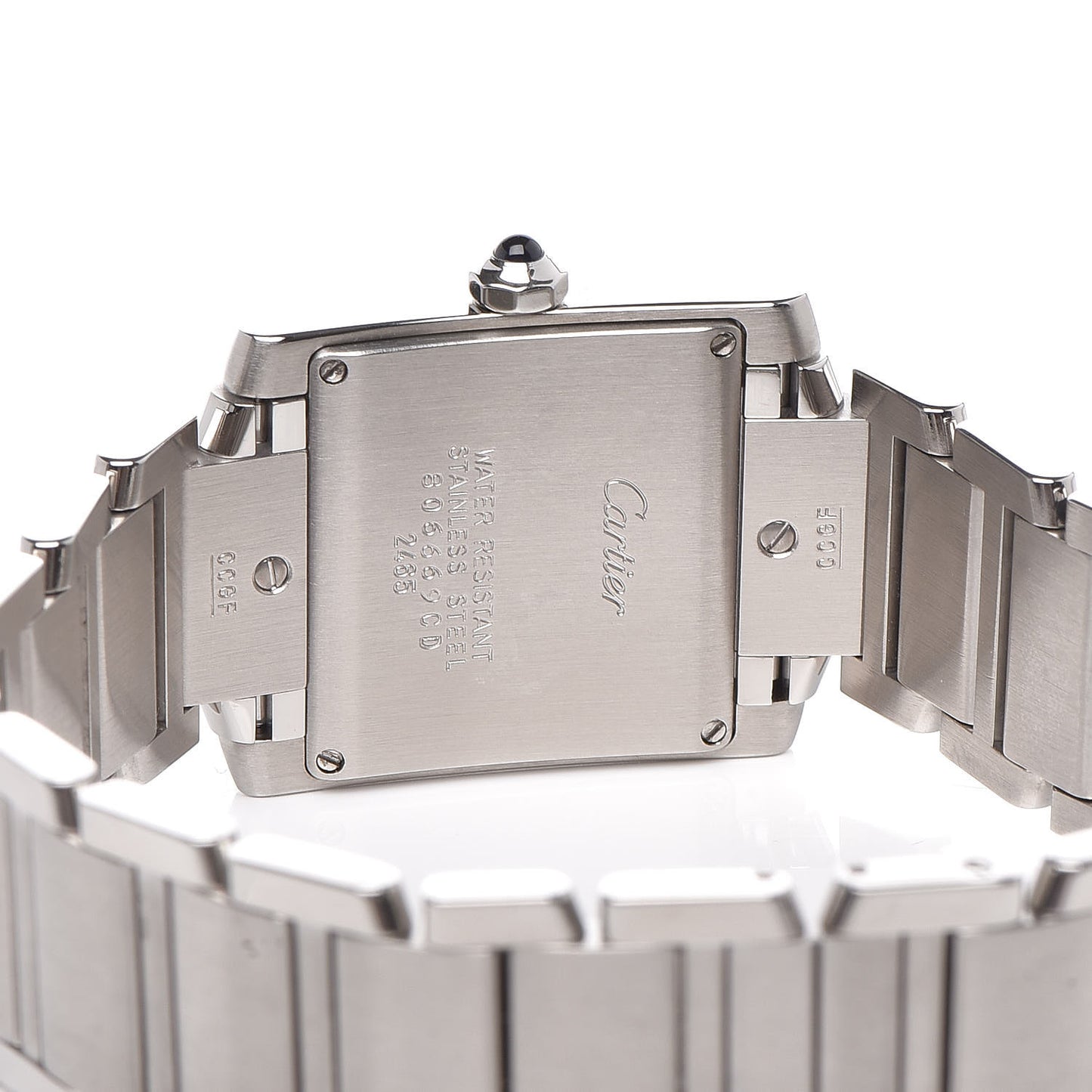 Stainless Steel 25mm Tank Francaise Quartz Watch