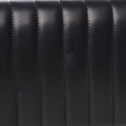 Saint Laurent Lambskin Matelasse Monogram Large Vicky Continental Wallet Black 10 of 10