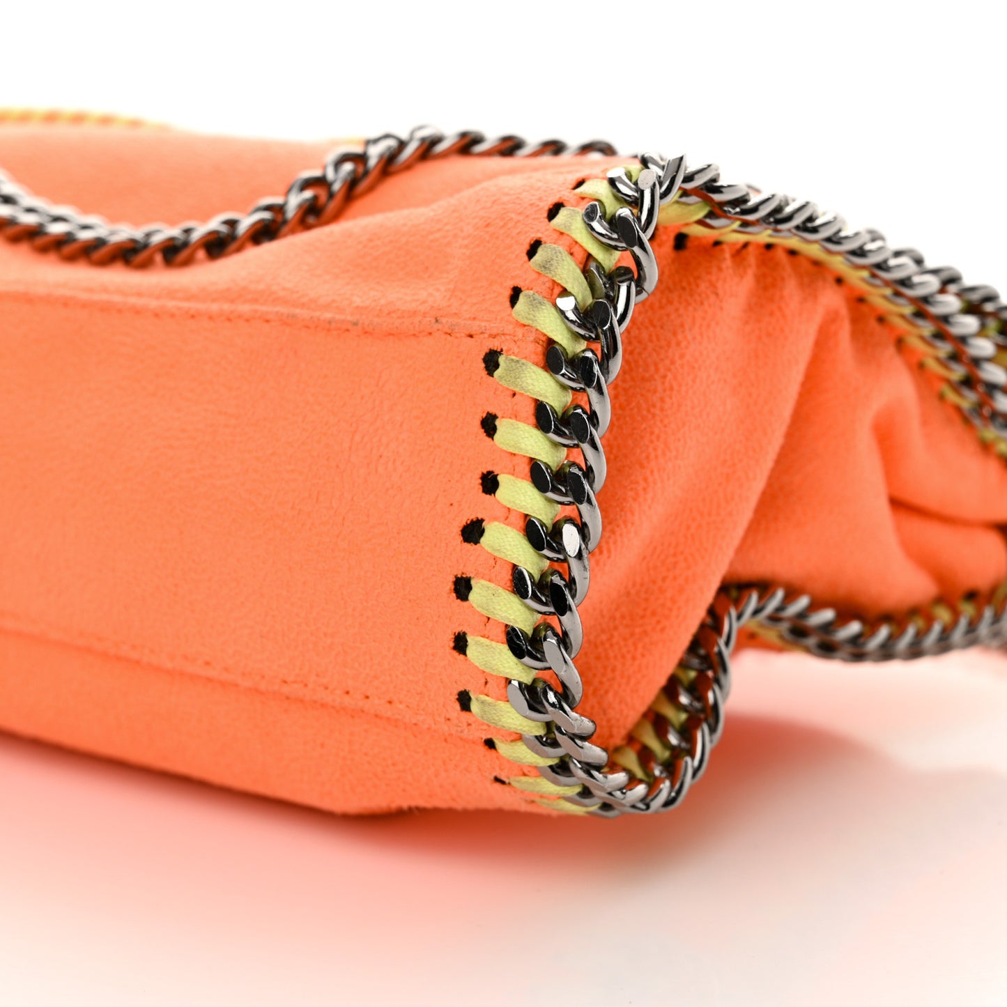 Shaggy Deer Mini Falabella Crossbody Neon Orange