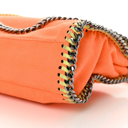 Stella McCartney Shaggy Deer Mini Falabella Crossbody Neon Orange 10 of 11