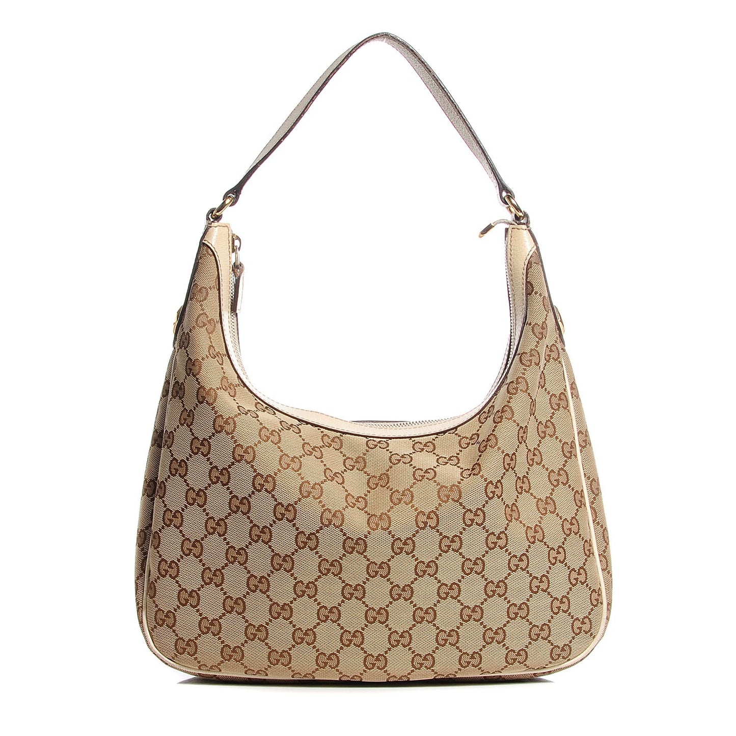 GG Monogram Medium Charmy Hobo Off White