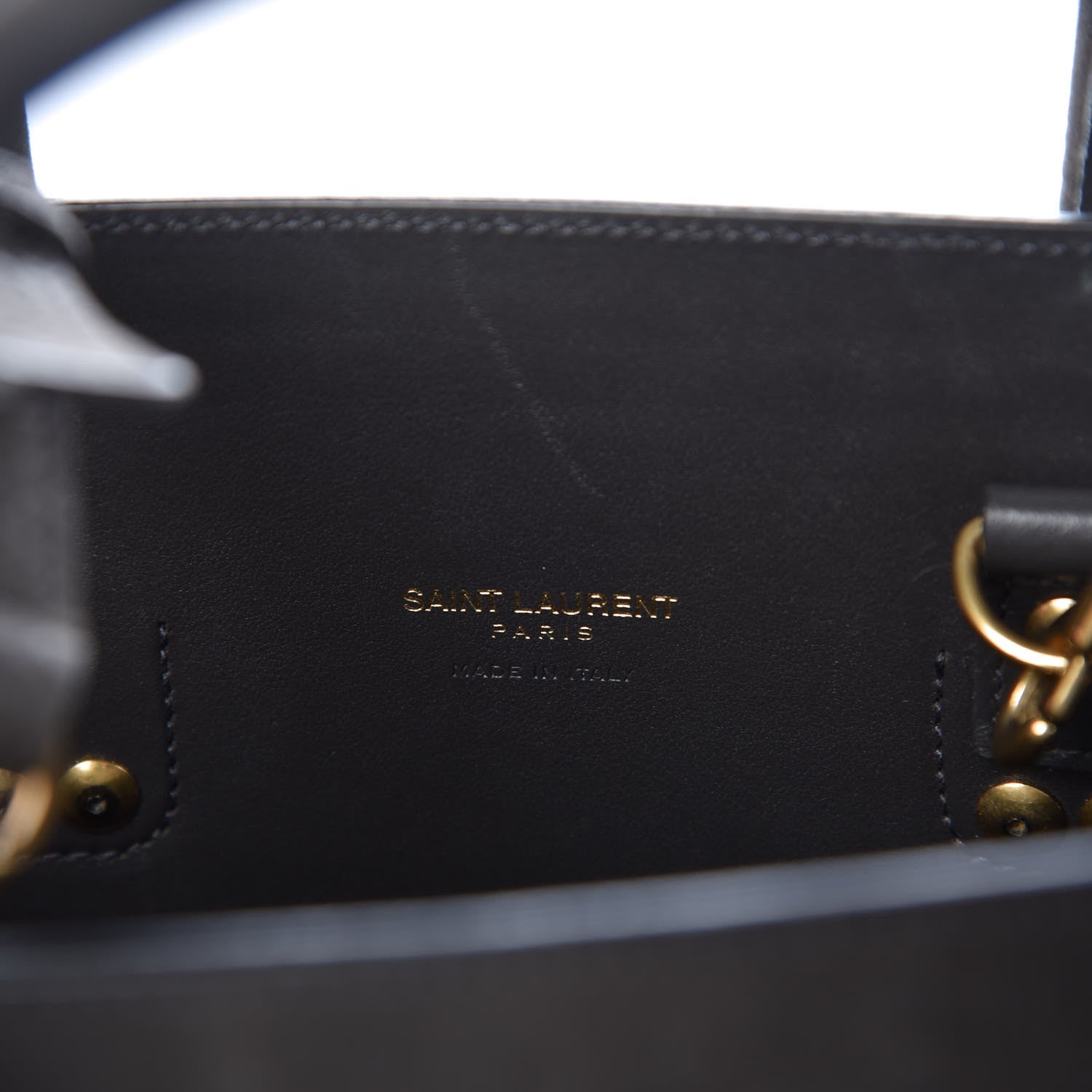 Saint Laurent Crocodile Embossed Nubuck Baby Sac De Jour Dark Anthracite 6 of 7