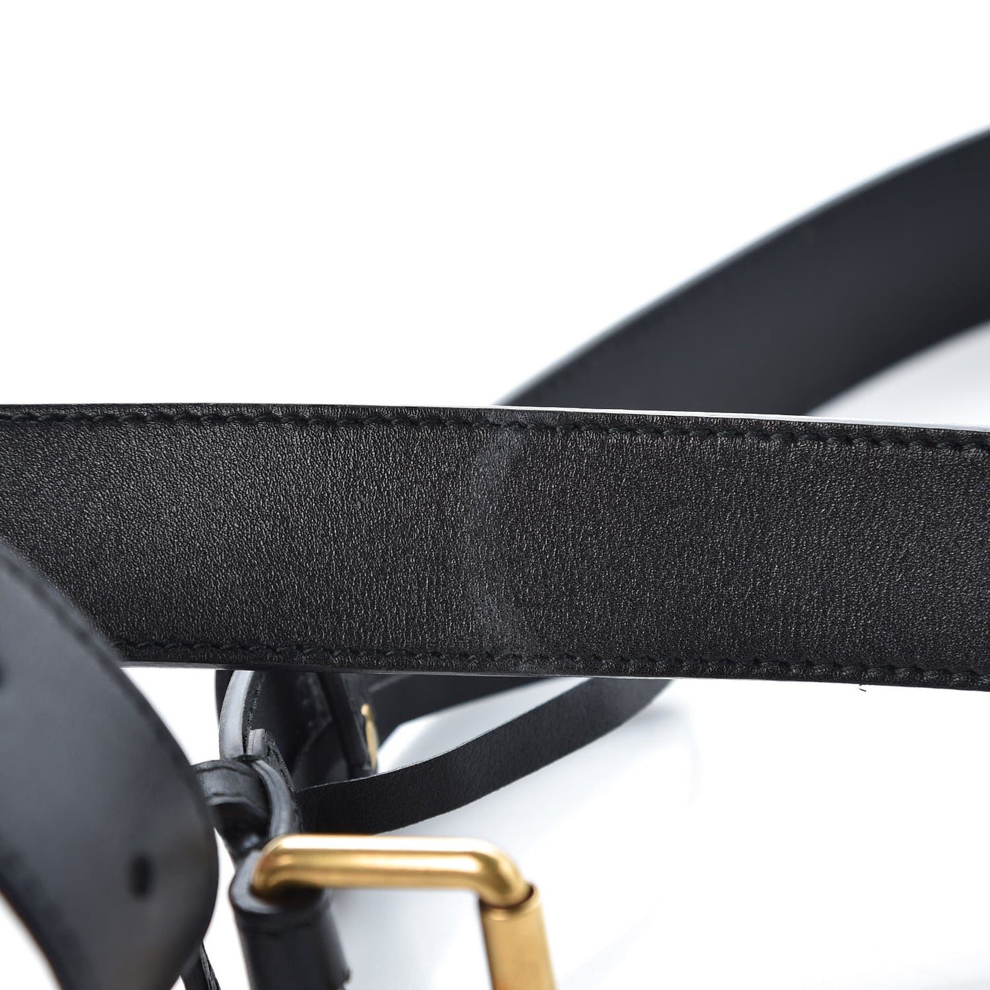 Calfskin Matelasse GG Marmont Belt Bag 95 38 Black