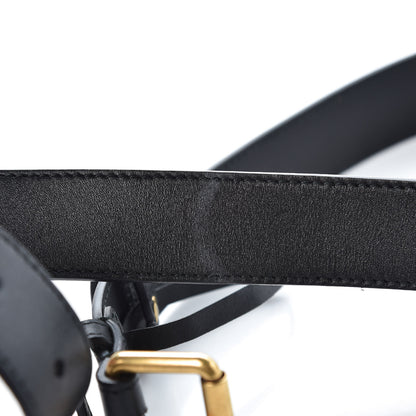 Gucci Calfskin Matelasse GG Marmont Belt Bag 95 38 Black 10 of 11