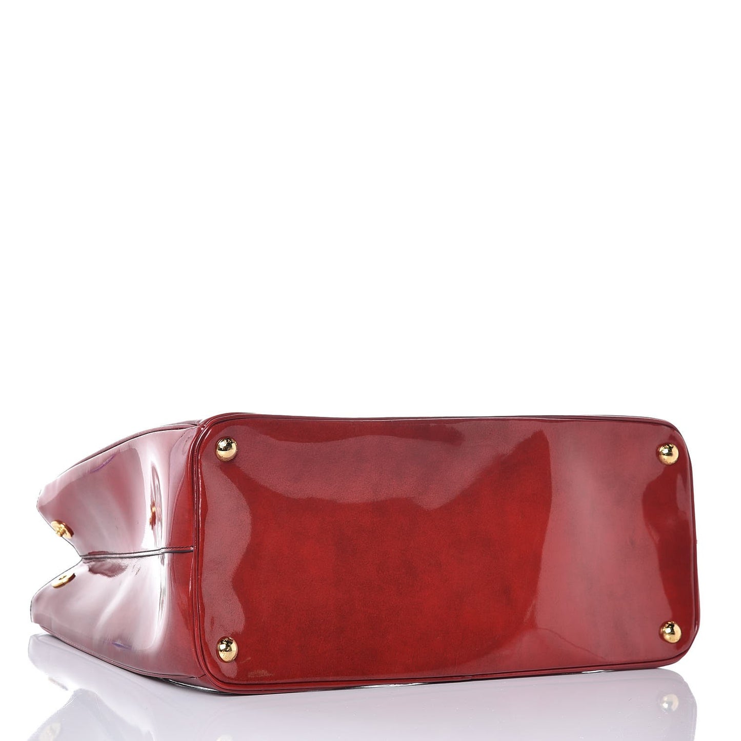 Spazzolato Large Galleria Double Zip Tote Scarlatto Fume