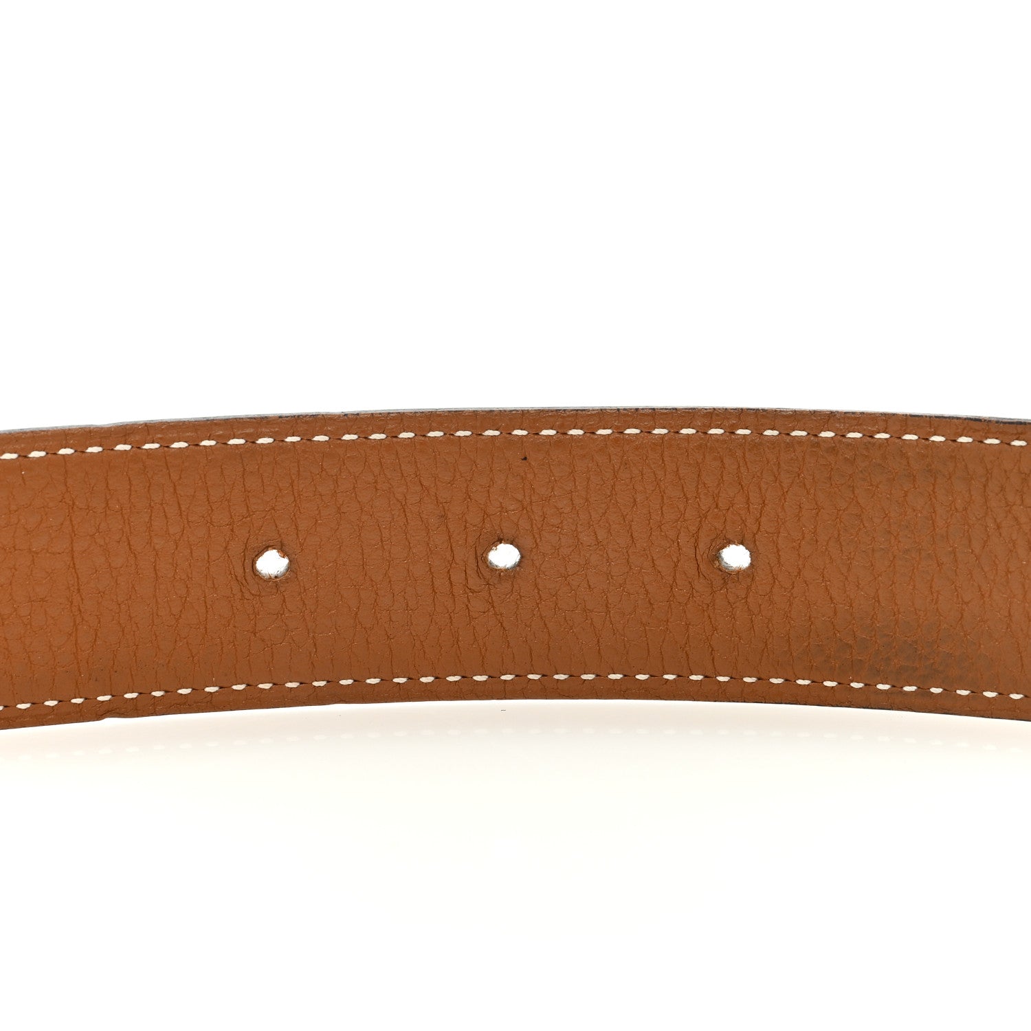 Hermes Box Togo 32mm H Belt 85 Black Gold 4 of 5