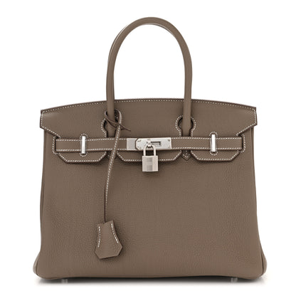 Hermes Togo Birkin 30 Etoupe 1 of 11