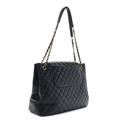 Chanel Caviar Quilted Flap Tote Black 3 of 10