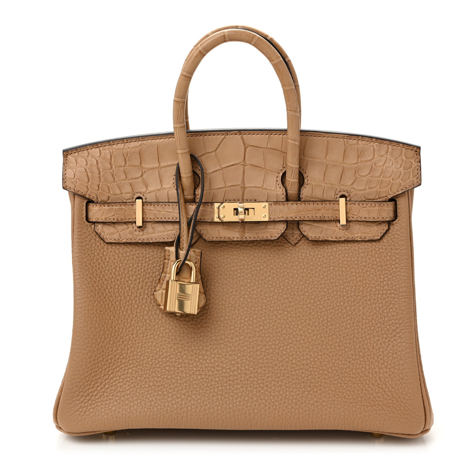 Hermes Togo Matte Alligator Birkin Touch 25 Chai 1 of 25