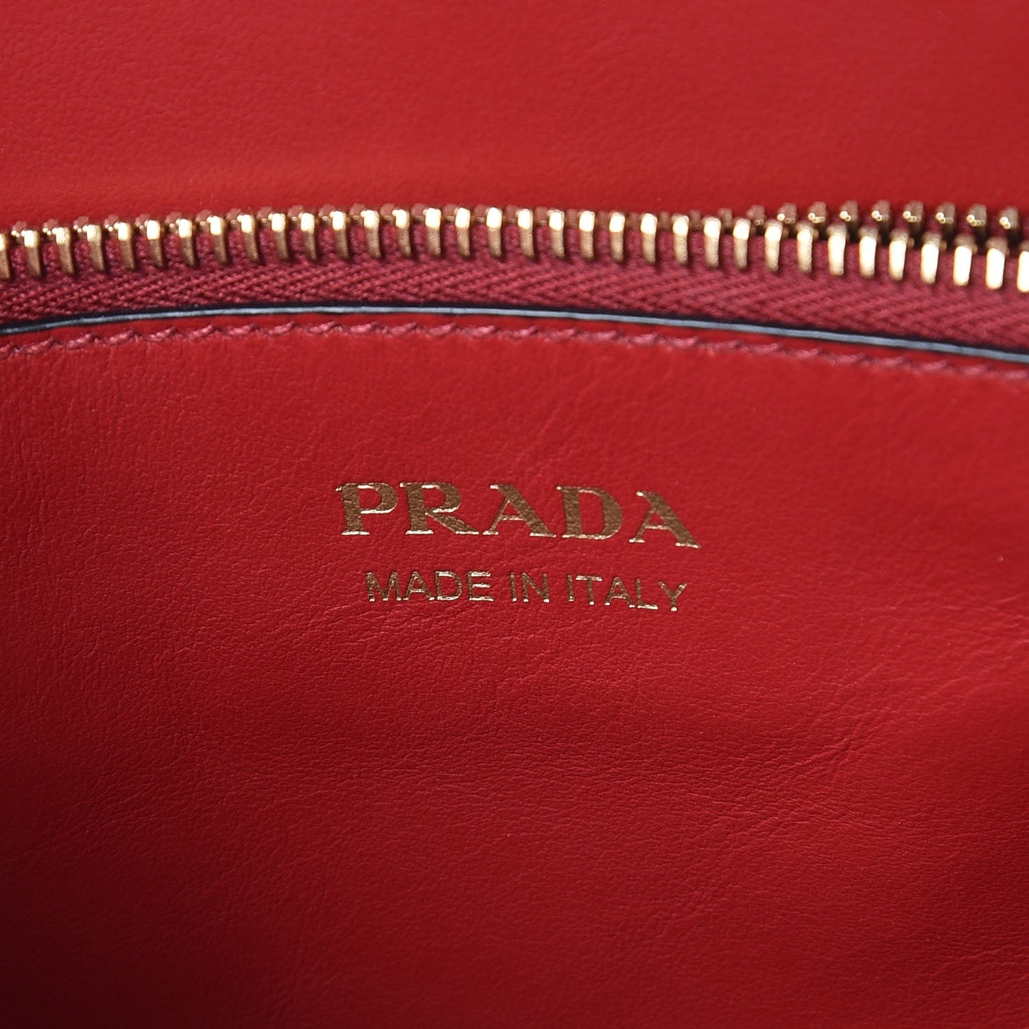 Prada Saffiano Cuir Calfskin Large Monochrome Top Handle Tote Fuoco 6 of 7