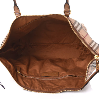 Burberry Haymarket Check Medium Salisbury Tote Camel 7 of 11