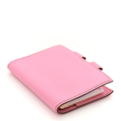 Hermes Chevre Mysore Globe Trotter Agenda Cover PM 5P Pink 4 of 8