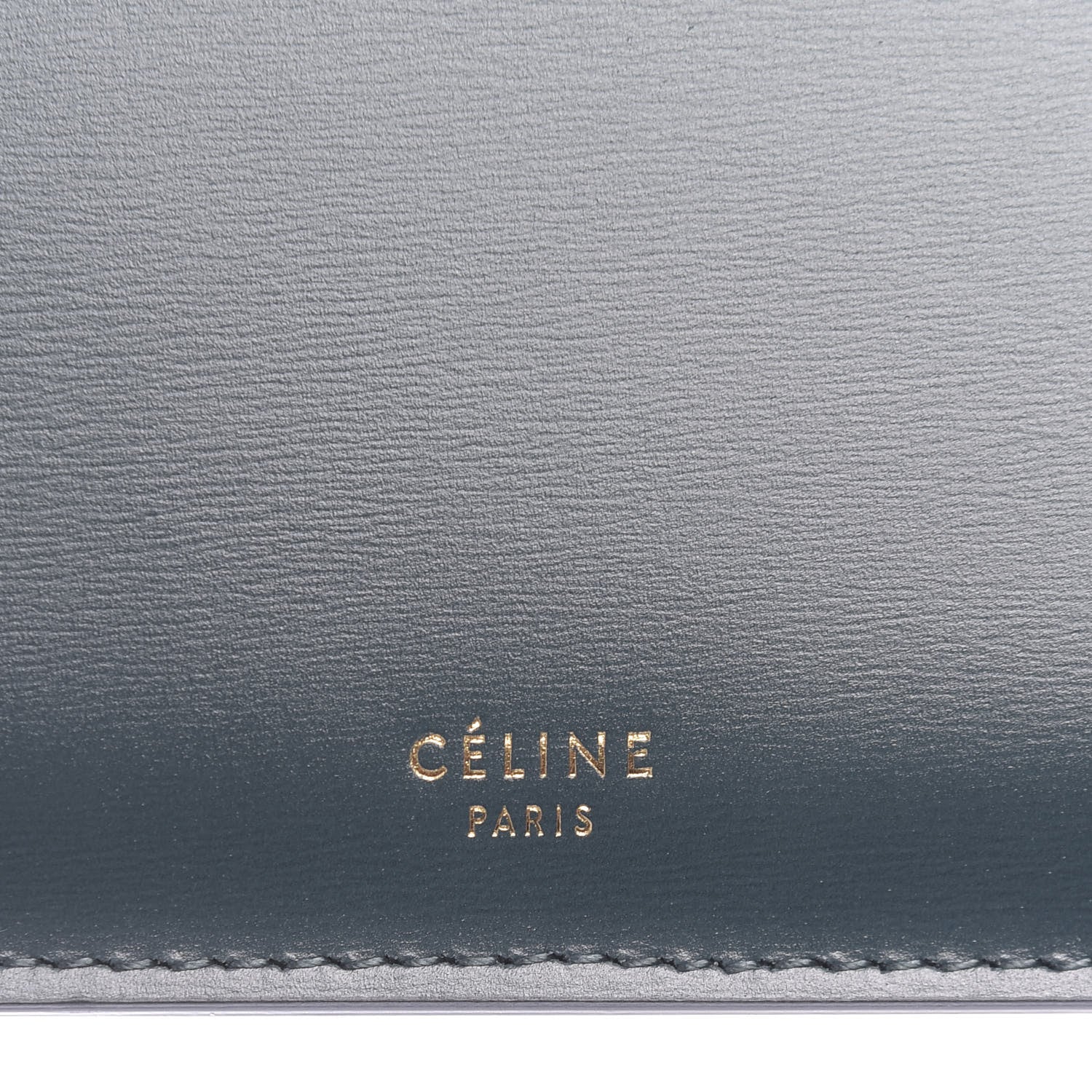 Celine Box Calfskin Medium Clasp Bag Dark Green 8 of 9