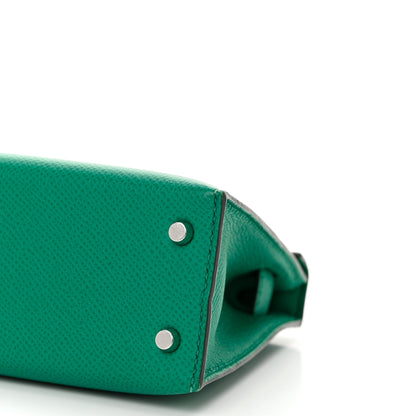 Hermes Epsom Mini Kelly Sellier 20 Vert Jade 10 of 11