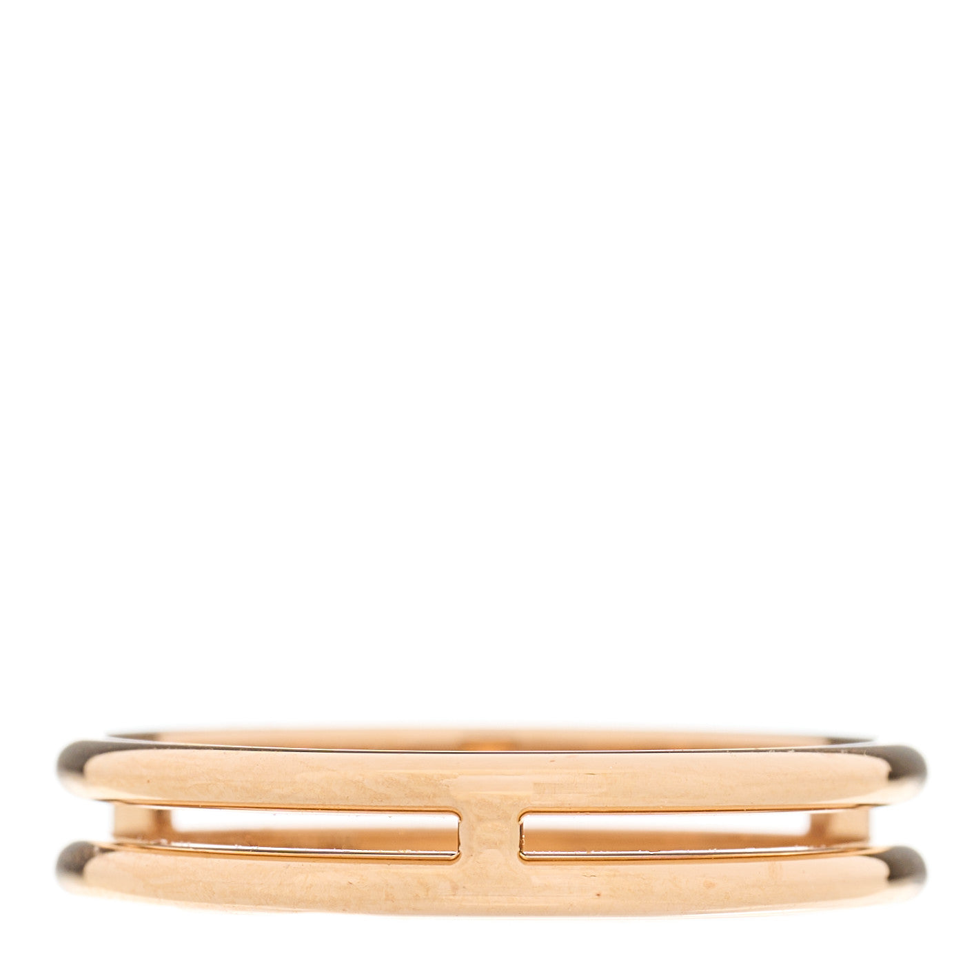 18K Rose Gold Ariane Wedding Band Ring 54 7