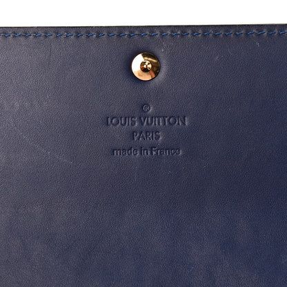 Louis Vuitton Vernis Sarah Wallet Grand Blue 6 of 8