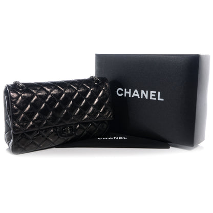Chanel Glazed Calfskin 2.55 Reissue 226 Flap Black 5 of 8