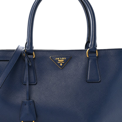 Prada Saffiano Lux Medium Tote Bluette 8 of 14