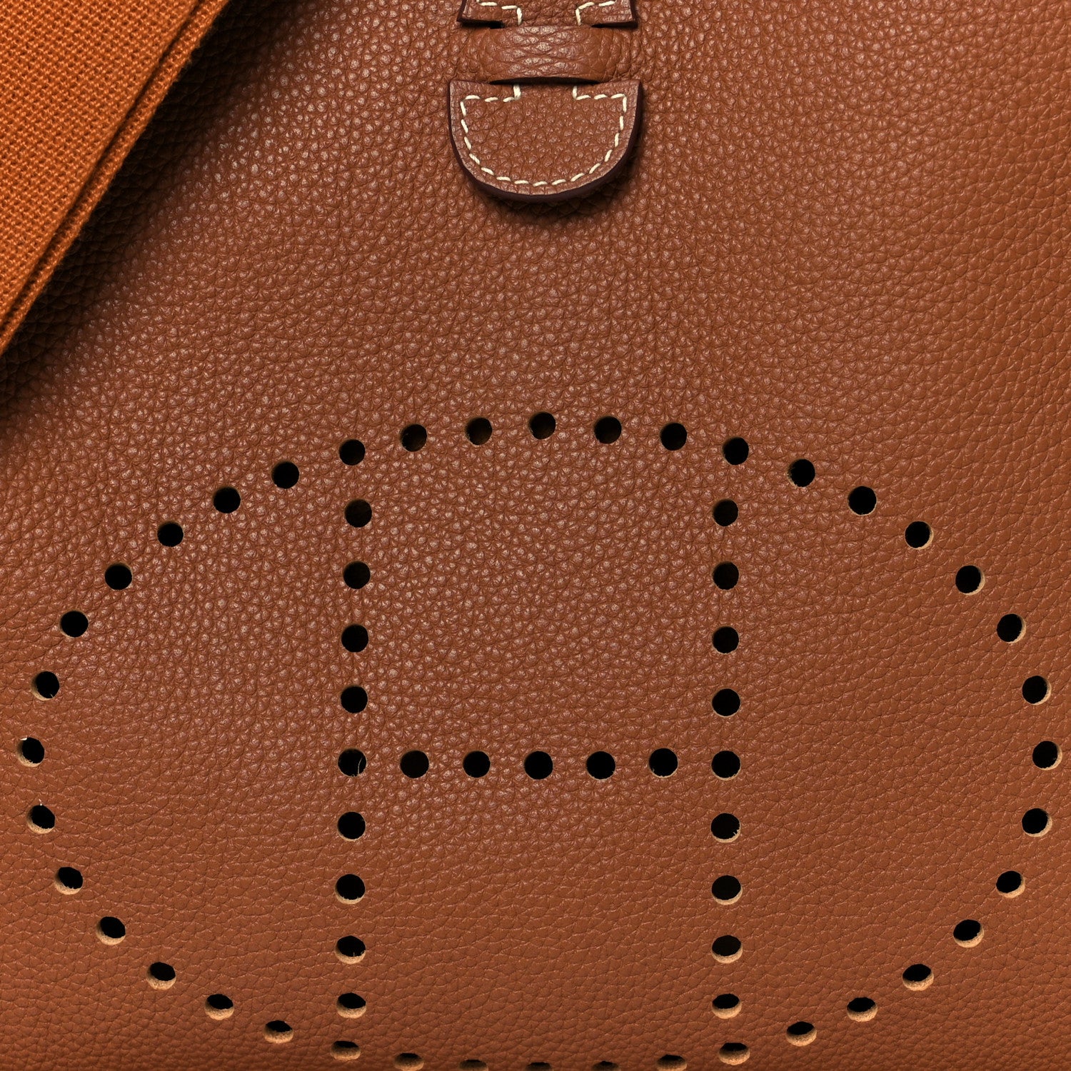 Hermes Taurillon Clemence Evelyne III PM Gold 9 of 12
