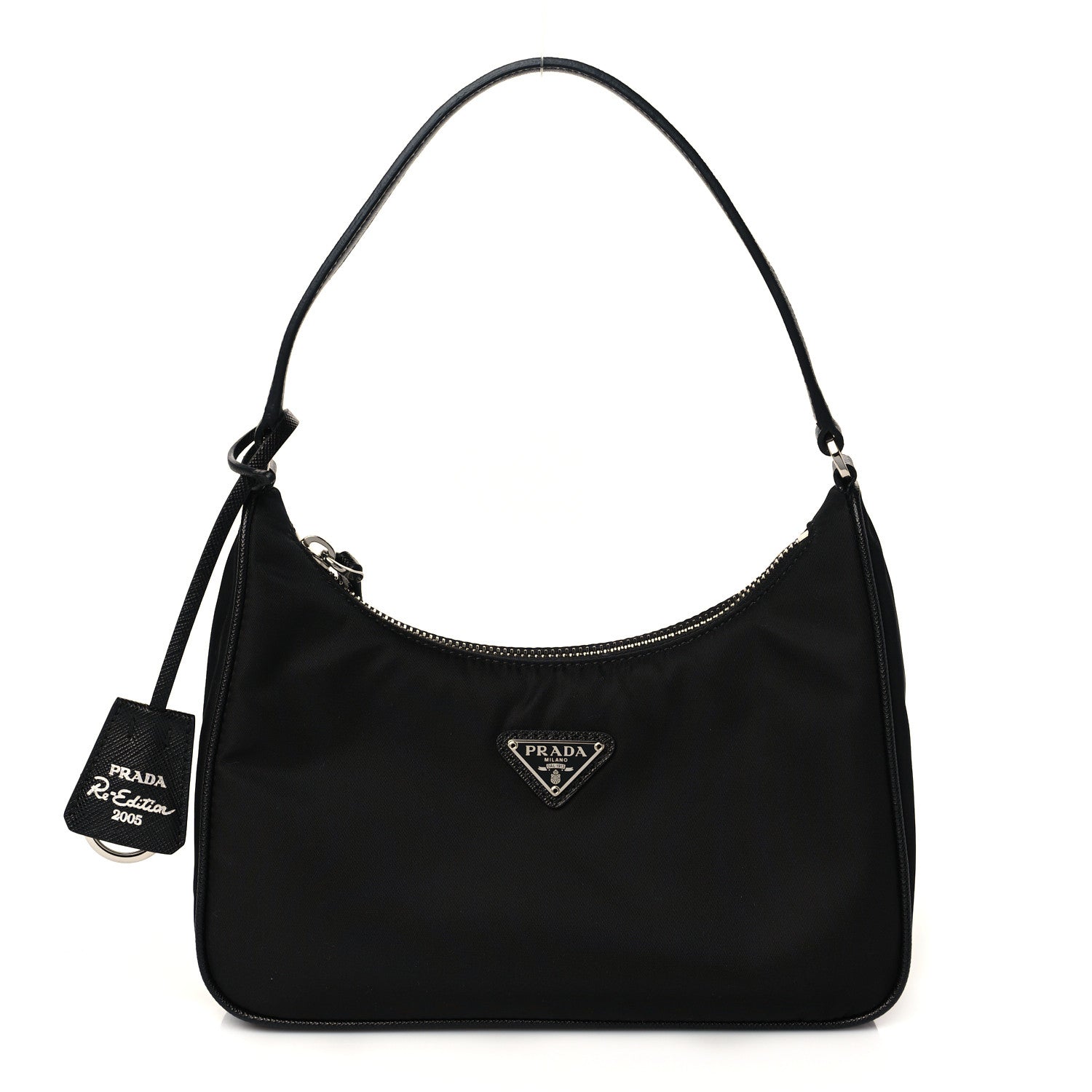 Prada Tessuto Nylon Mini Re-Edition 2000 Bag Black 1 of 10
