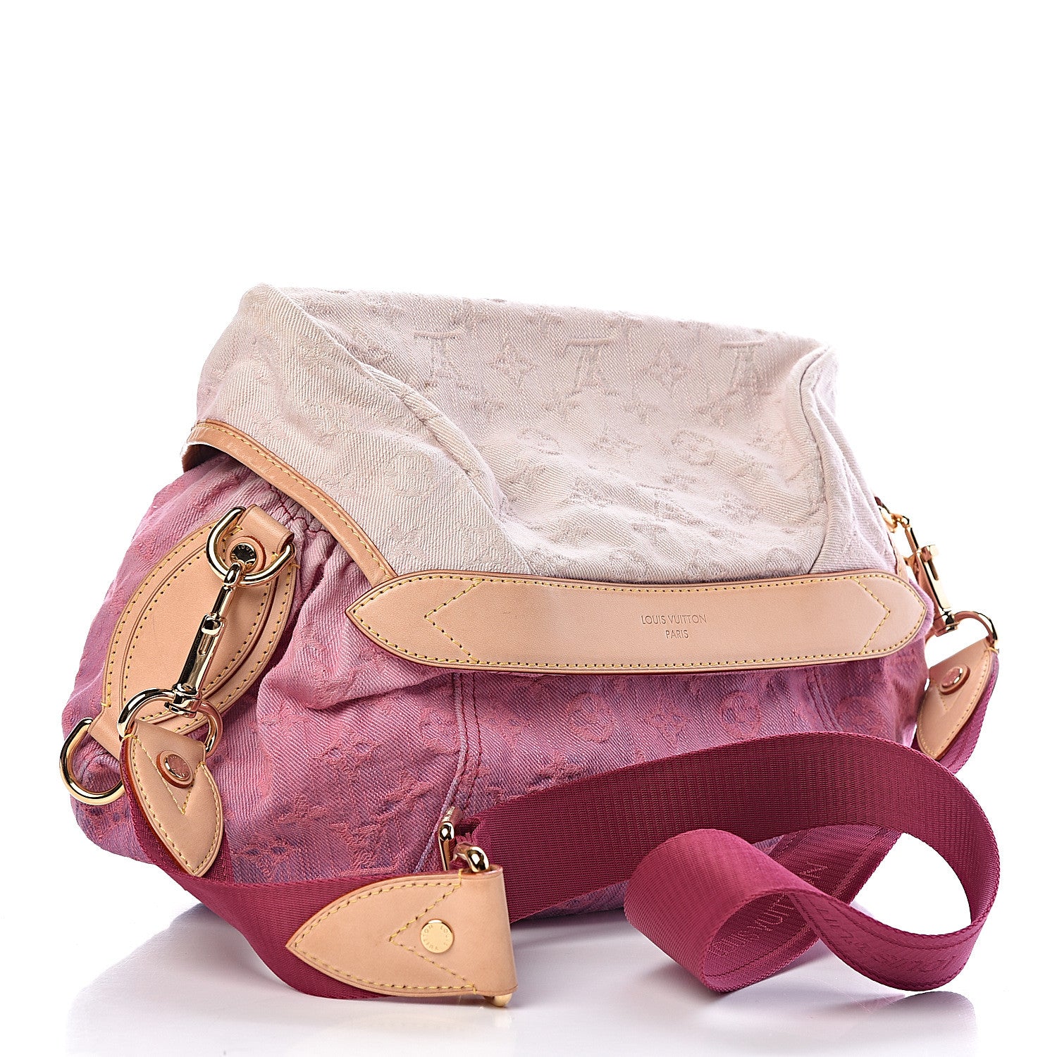 Louis Vuitton Denim Sunshine Messenger Rouge Fauviste 3 of 10