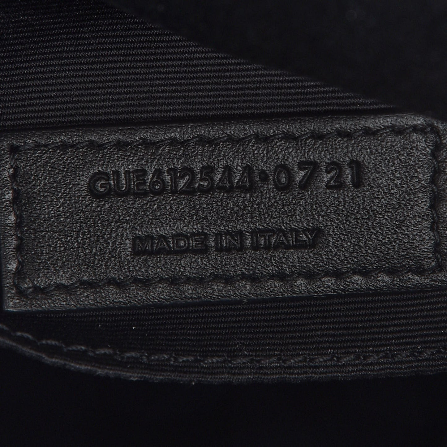 Calfskin Matelasse Monogram Lou Camera Bag Black