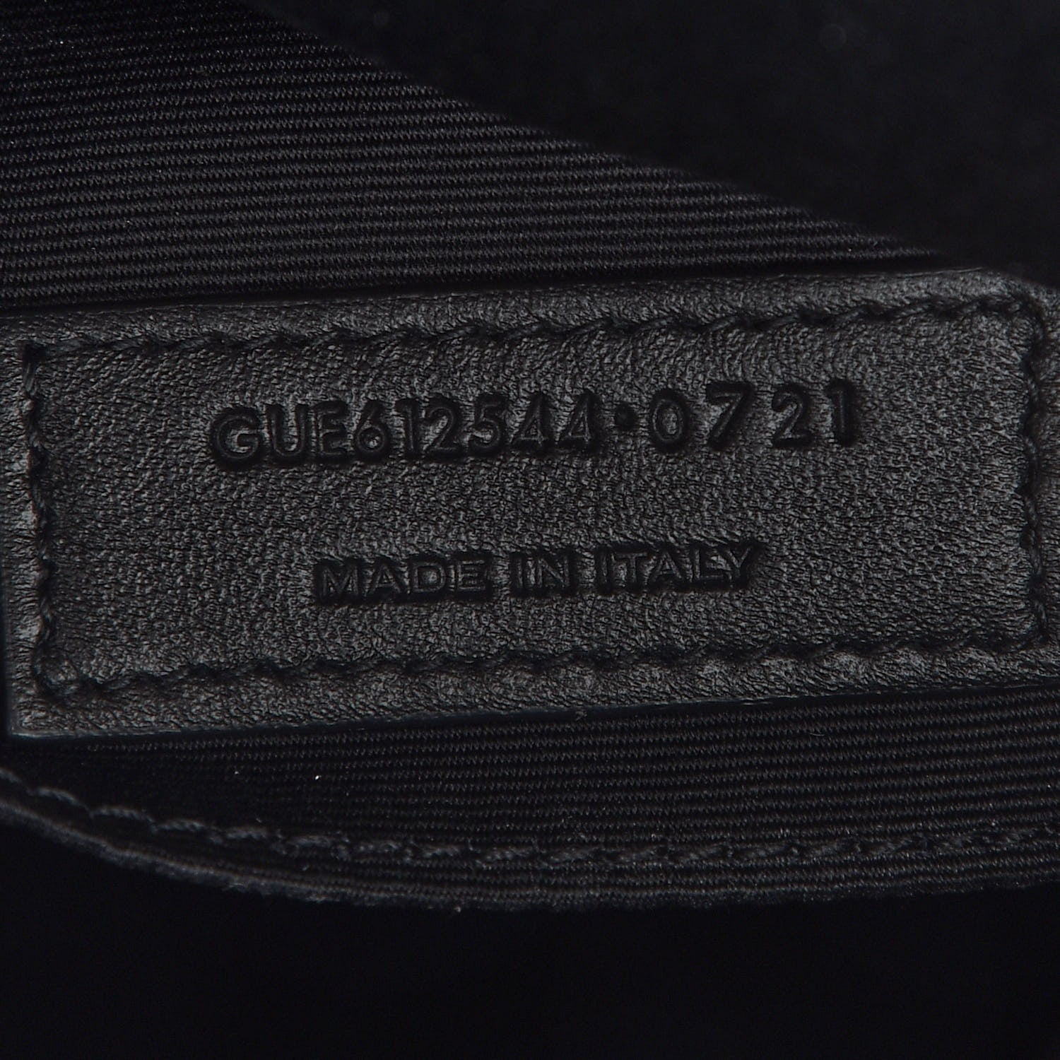 Saint Laurent Calfskin Matelasse Monogram Lou Camera Bag Black 7 of 9
