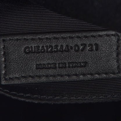 Saint Laurent Calfskin Matelasse Monogram Lou Camera Bag Black 7 of 9