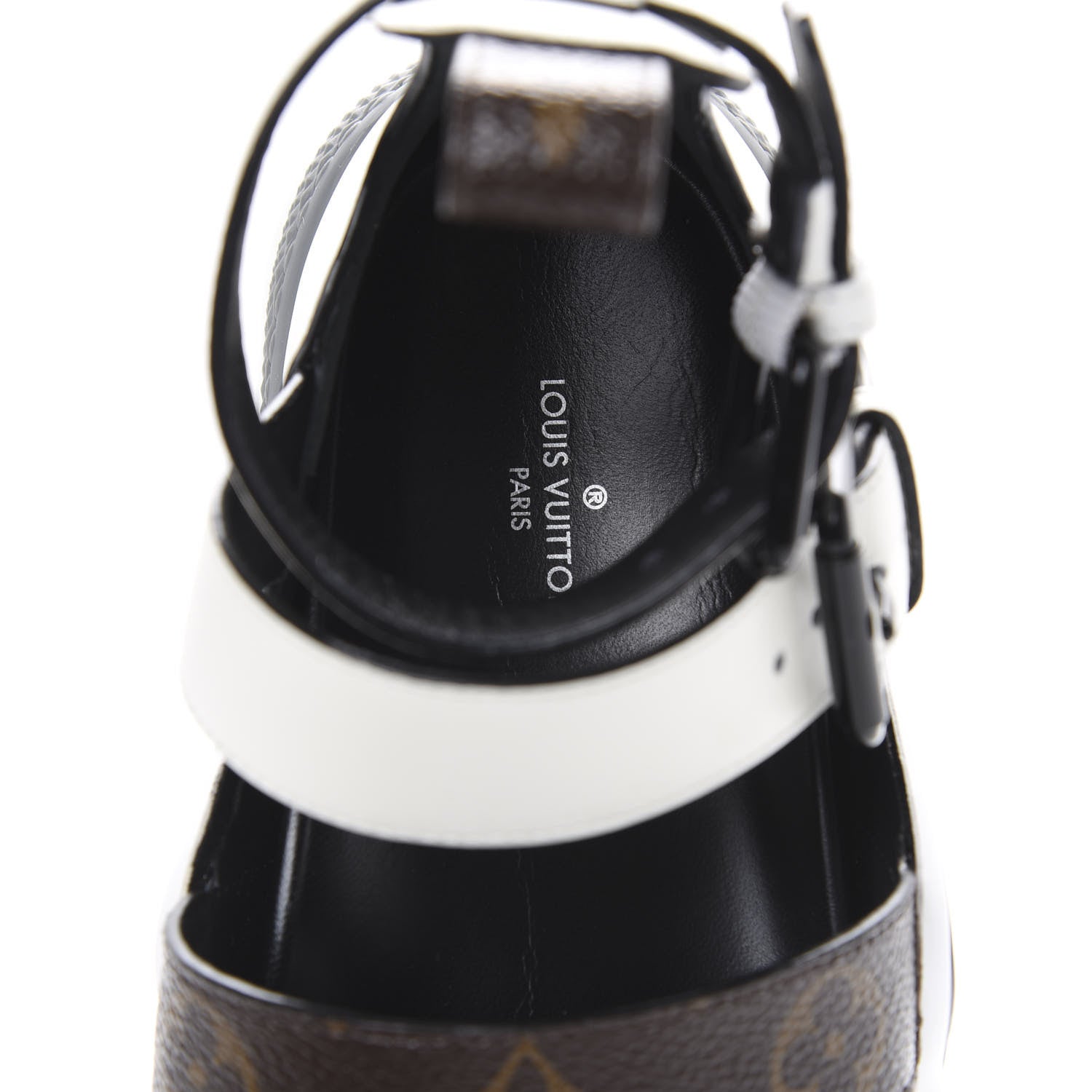 Louis Vuitton Patent Monogram LV Archlight Sandal 36 White 7 of 7