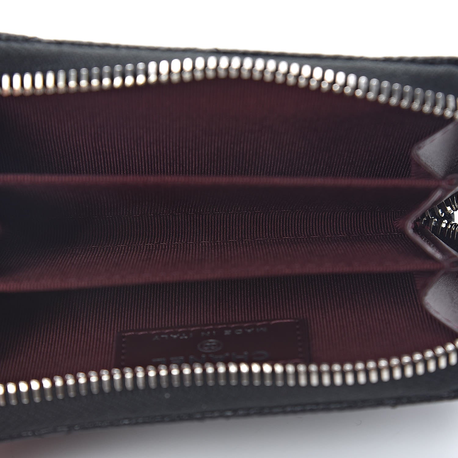 Chanel Caviar Quilted Zip Coin Purse Black 5 of 8