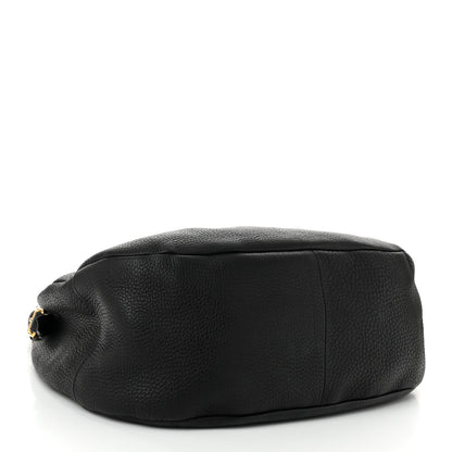 Prada Vitello Daino Hobo Black 4 of 11