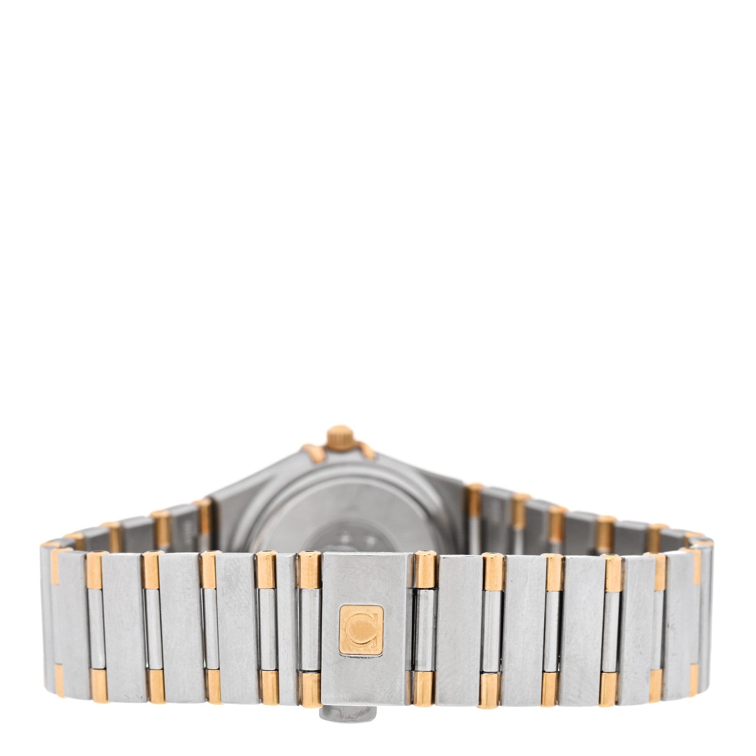 Omega Stainless Steel 18K Yellow Gold 22mm Constellation Quartz Watch White 1362.30 3 of 4