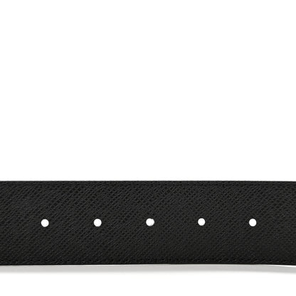 Louis Vuitton Monogram Eclipse Taigarama 40mm LV Initiales Reversible Belt 100 40 Black 5 of 5