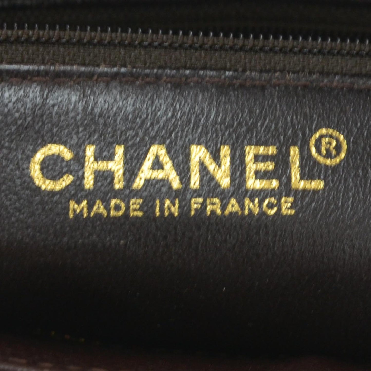 Caviar Medallion Tote Brown