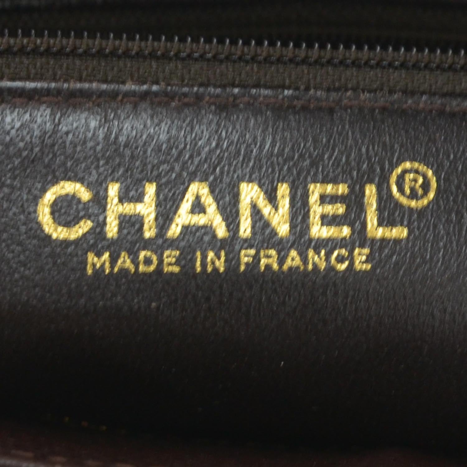 Chanel Caviar Medallion Tote Brown 5 of 8