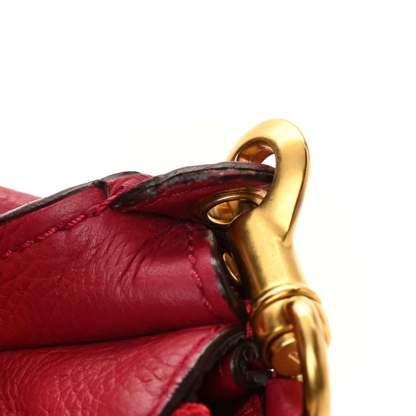 Calfskin Medium Marcie Satchel Acerola